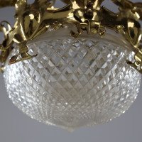 Rare Pair of Arts & Crafts Hand-hammered Ceiling Lamps - Thumbnail 12