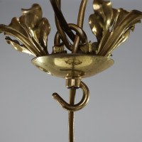 Rare Pair of Arts & Crafts Hand-hammered Ceiling Lamps - Thumbnail 16