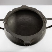 English Art Deco Hand-hammered Fruit Bowl or Centrepiece with Extending Handles - Thumbnail 10