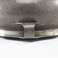 English Art Deco Hand-hammered Fruit Bowl or Centrepiece with Extending Handles - Thumbnail 13