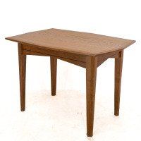 A Small Arts & Crafts Cotswold Style Oak Dining or Centre Table Angular Designs - Thumbnail 3