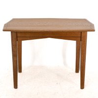 A Small Arts & Crafts Cotswold Style Oak Dining or Centre Table Angular Designs - Thumbnail 5