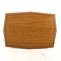 A Small Arts & Crafts Cotswold Style Oak Dining or Centre Table Angular Designs - Thumbnail 9