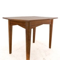 A Small Arts & Crafts Cotswold Style Oak Dining or Centre Table Angular Designs - Thumbnail 12