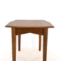 A Small Arts & Crafts Cotswold Style Oak Dining or Centre Table Angular Designs - Thumbnail 13