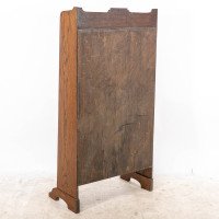 A Small Arts & Crafts Oak Bookcase with Adjustable Shelves - Thumbnail 18