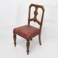 Charles Bevan for Gillow & Co., attributed, Set of Six Aesthetic Movement Oak Dining Chairs - Thumbnail 6