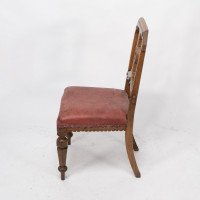 Charles Bevan for Gillow & Co., attributed, Set of Six Aesthetic Movement Oak Dining Chairs - Thumbnail 8