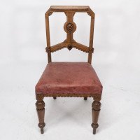 Charles Bevan for Gillow & Co., attributed, Set of Six Aesthetic Movement Oak Dining Chairs - Thumbnail 9
