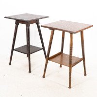 Goodyers of Regent St. A Pair of Oak Arts & Crafts Side Tables