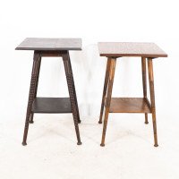 Goodyers of Regent St. A Pair of Oak Arts & Crafts Side Tables - Thumbnail 2