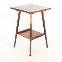 Goodyers of Regent St. A Pair of Oak Arts & Crafts Side Tables - Thumbnail 4