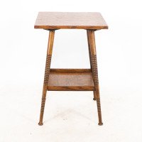 Goodyers of Regent St. A Pair of Oak Arts & Crafts Side Tables - Thumbnail 5