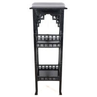 Heal's Attributed, Anglo-Japanese Aesthetic Movement Three-tier Ebonised Stand - Thumbnail 2