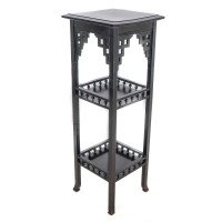 Heal's Attributed, Anglo-Japanese Aesthetic Movement Three-tier Ebonised Stand - Thumbnail 5