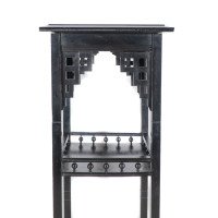 Heal's Attributed, Anglo-Japanese Aesthetic Movement Three-tier Ebonised Stand - Thumbnail 8