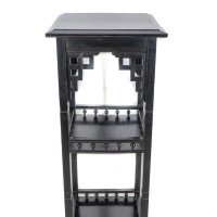 Heal's Attributed, Anglo-Japanese Aesthetic Movement Three-tier Ebonised Stand - Thumbnail 7