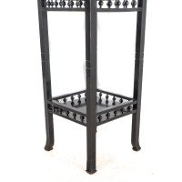 Heal's Attributed, Anglo-Japanese Aesthetic Movement Three-tier Ebonised Stand - Thumbnail 12