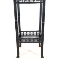 Heal's Attributed, Anglo-Japanese Aesthetic Movement Three-tier Ebonised Stand - Thumbnail 11
