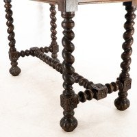 A Gothic Revival Style Quarter Sawn Oak Barley Twist Hall or Centre Table - Thumbnail 18