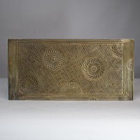 Thomas Jeckyll for Barnard Bishop & Barnard. A Large & Rare Anglo-Japanese Brass Treble Trivet - Thumbnail 9
