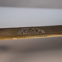 Thomas Jeckyll for Barnard Bishop & Barnard. A Large & Rare Anglo-Japanese Brass Treble Trivet - Thumbnail 14