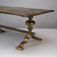 Thomas Jeckyll for Barnard Bishop & Barnard. A Large & Rare Anglo-Japanese Brass Treble Trivet - Thumbnail 15