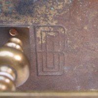 Thomas Jeckyll for Barnard Bishop & Barnard. A Large & Rare Anglo-Japanese Brass Treble Trivet - Thumbnail 19
