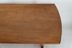 Edward Barnsley. A Cotswold School Arts & Crafts Oak coffee table with U shaped base. - Thumbnail 6