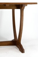 Edward Barnsley. A Cotswold School Arts & Crafts Oak coffee table with U shaped base. - Thumbnail 10