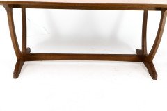 Edward Barnsley. A Cotswold School Arts & Crafts Oak coffee table with U shaped base. - Thumbnail 11