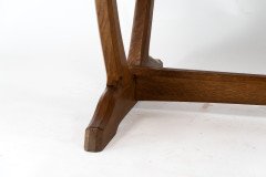 Edward Barnsley. A Cotswold School Arts & Crafts Oak coffee table with U shaped base. - Thumbnail 13