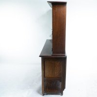 C. R. Ashbee Made at the Guild of Handicraft. An Arts & Crafts Oak Sideboard with Flaring Cornice - Thumbnail 5