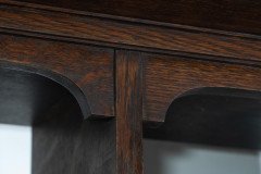 C. R. Ashbee Made at the Guild of Handicraft. Arts & Crafts Oak Sideboard with Flaring Cornice - Thumbnail 9