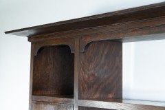 C. R. Ashbee Made at the Guild of Handicraft. Arts & Crafts Oak Sideboard with Flaring Cornice - Thumbnail 7