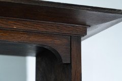 C. R. Ashbee Made at the Guild of Handicraft. Arts & Crafts Oak Sideboard with Flaring Cornice - Thumbnail 10