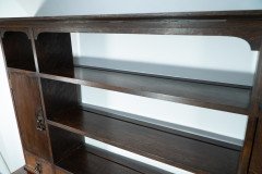 C. R. Ashbee Made at the Guild of Handicraft. Arts & Crafts Oak Sideboard with Flaring Cornice - Thumbnail 11