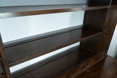 C. R. Ashbee Made at the Guild of Handicraft. Arts & Crafts Oak Sideboard with Flaring Cornice - Thumbnail 12
