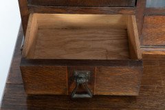 C. R. Ashbee Made at the Guild of Handicraft. Arts & Crafts Oak Sideboard with Flaring Cornice - Thumbnail 15