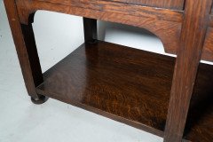 C. R. Ashbee Made at the Guild of Handicraft. Arts & Crafts Oak Sideboard with Flaring Cornice - Thumbnail 19