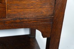 C. R. Ashbee Made at the Guild of Handicraft. Arts & Crafts Oak Sideboard with Flaring Cornice - Thumbnail 24