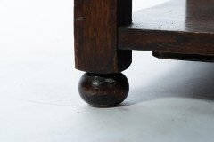 C. R. Ashbee Made at the Guild of Handicraft. Arts & Crafts Oak Sideboard with Flaring Cornice - Thumbnail 25