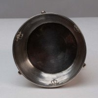 Edith Dawson. An Arts & Crafts Silver Pot with Floral Details & a Red Enamel Lid - Thumbnail 13