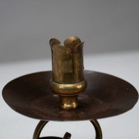 Benham & Froud English Arts & Crafts Copper & Brass Night Light or Candle Holder - Thumbnail 11