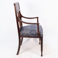 G. M. Ellwood for J. S. Henry Attributed, Arts & Crafts Mahogany Armchair - Thumbnail 5