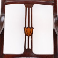 G. M. Ellwood for J. S. Henry Attributed, Arts & Crafts Mahogany Armchair - Thumbnail 8