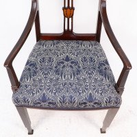G. M. Ellwood for J. S. Henry Attributed, Arts & Crafts Mahogany Armchair - Thumbnail 12