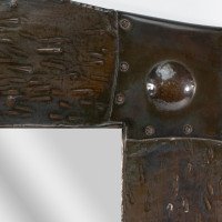 Liberty & Co., Arts & Crafts Hand-Hammered Copper Wall Mirror - Thumbnail 4