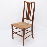 Wylie & Lochhead Attributed, a Pair of Rush Seated Side or Bedroom Chairs - Thumbnail 5