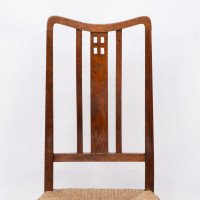 Wylie & Lochhead Attributed, a Pair of Rush Seated Side or Bedroom Chairs - Thumbnail 9